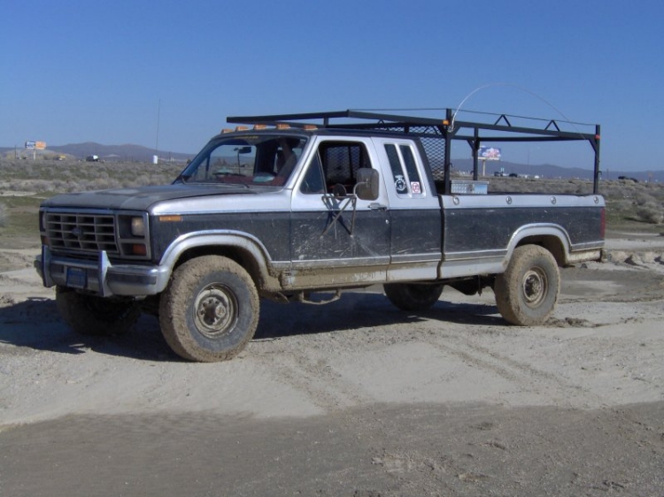 My truck on January 23rd, 2005, in the Mojave Desert with new tires.